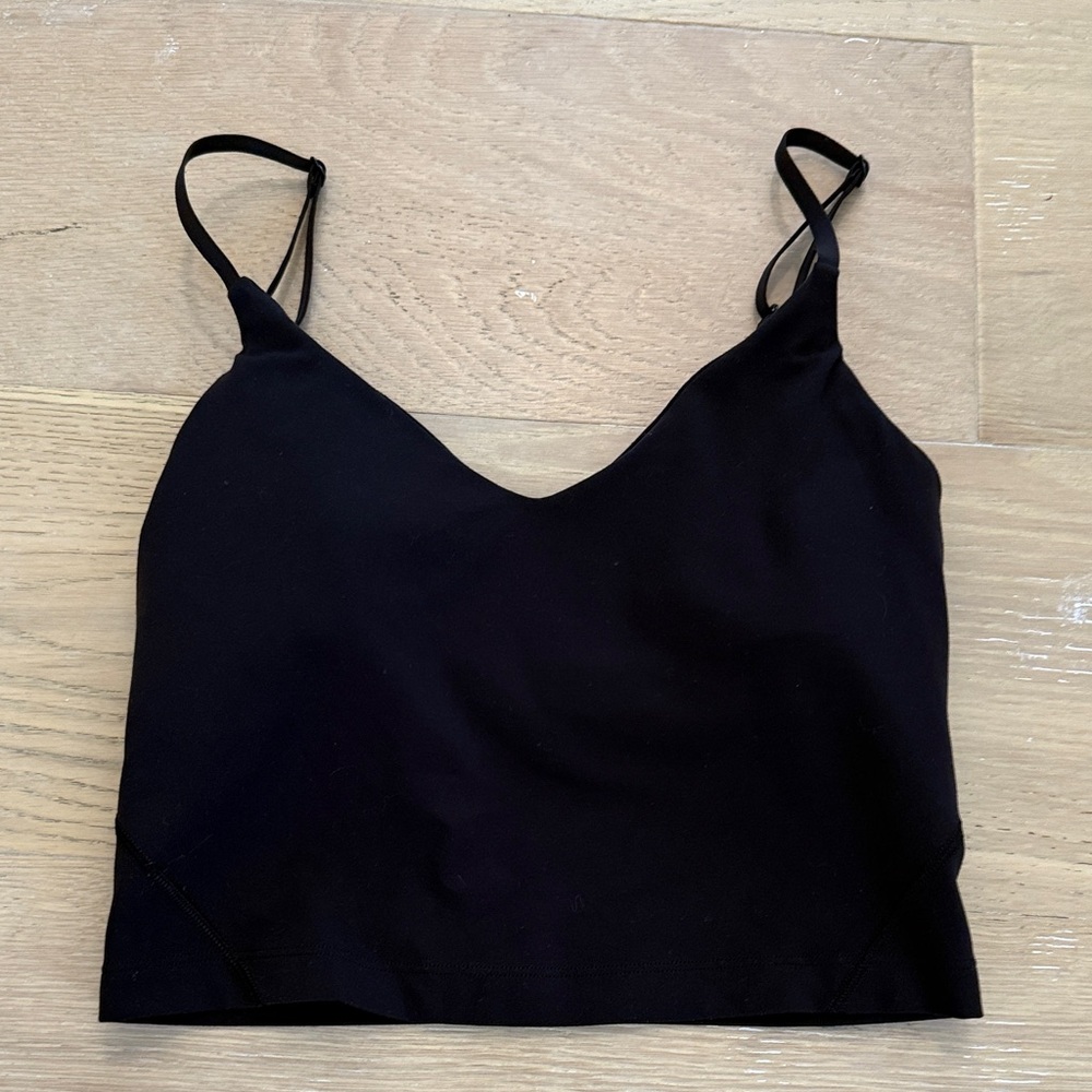 Lululemon Athletica Black Tank Top size 2